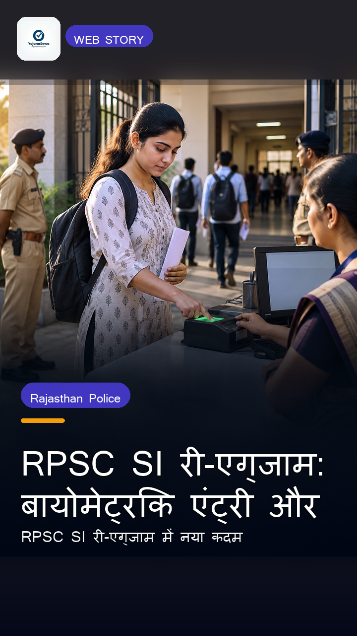 RPSC SI री-एग्जाम: बायोमेट्रिक एंट्री और नए नियम